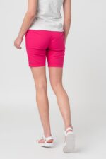 PANTALONI SCURT CASUAL FEMEI FUXIA M - Image 2