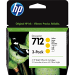 HP 3ED79A YELLOW INKJET CARTRIDGE 3-PACK, 29ML, pentru: DesignJet T210, T230, T250, T630, T650.