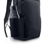 Dell EcoLoop Essential Backpack 16" CP3724 Colour: Black, Features: Made with solution-dyeing process for polyester that can generate up to 97% less greenhouse gas emissions, water impact and fossil fuels than traditional dyeing processes, Exterior main fabric is made with 100 recycled plastic - Image 3