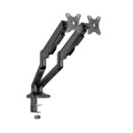 Brat monitor Serioux, tehnologie arc cu gaz, compatibilitate ecran 17"-35", greutate maxima suportata(per ecran) 2~12kg. VESA/;75x75,100x100 Tilt Range +90°~-90° Swivel Range +90°~-90° - Image 3