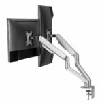 Suport 2 monitoare Serioux MM63-C024, arc cu gaz, compatibilitate dimensiune ecran 17"-32",  greutate maximă suportata: (per ecran): 2~ 9kg, VESA: 75x75, 100x100, inclinare: +55°~-55°, pivotare: +90°~-90°, rotația ecranului: +180°~-180° - Image 6