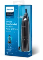 Aparat de tuns pentru nas și urechi PHILIPS NT1650/16, 100% waterproof, Sistem de protectie dual, Inchidere prin rotatie, Baterie tip AA inclusa,, L x A x I (mm) 39x83x190 - Image 2