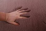 Covor Heinner Shaggy soft blanita Mov 50x90 cm - Image 3