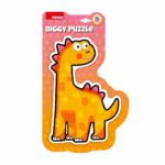 PUZZLE DIN SPUMA EVA, MAXI CU 10 PIESE, PORTOCALIU, PUEDO - Image 2