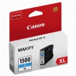 Cartus cerneala Canon PGI1500XLC, cyan, Dual Resistant High Density, capacitate 12ml / 1020 pagini, pentru Canon Maxify MB2350, MB2050. - Image 2