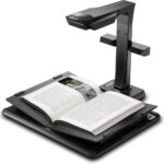Scanner portabil CZUR M3000 Pro V3, rezolutie 7936 x 5952 pixeli, rezoltuie optica 48MP, rezolutie efectiva 470 dpi, senzor HD CMOS, dimensiune maxima document A3, focalizare fixa, output JPG, PDF, Word, Excel, TIFF, pedala actiune, buton initiere scan, functie video, functie OCR (180+ limbi)