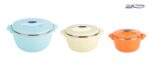 SET 3 CASEROLE TERMICE 2+4+6L,BELLY BLUE, ART OF DINING BY HEINNER - Image 5