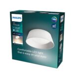 Plafoniera LED Philips Dawn CL258, 14W, 1100 lm, lumina calda (3000K), IP20, 34cm, Metal/Plastic, Alb - Image 2