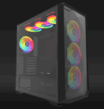 Carcasa AQYRIS ARCTURUS PRO Mid Tower ARGB NEGRU