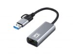 LevelOne USB-0423  2.5 Gigabit Ethernet 2-in-1 USB-C/A Network Adapter, - Image 3