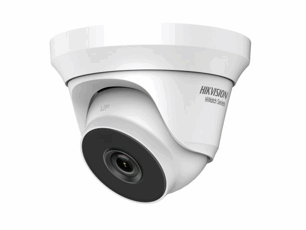 Camera de supraveghere Turret 2MP HiWatch Hikvision HWT-T220-M(2.8MM), lentila fixa 2.8mm, iluminare min: Color: 0.001 Lux @(F1.2, AGC ON), 0 Lux cu IR: 40m, alimentare: 12 VDC ±15%, protectie: IP66, dimensiuni: Ø 127.92 mm × 102.26 mm, greutate: 450g, temperatura de functionare: -40 ° C to 60 °C.