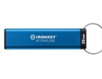 Memorie USB Kingston Keypad 200 8GB, USB 3.2, Albastru - Image 3