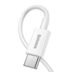 CABLU alimentare si date Baseus Superior, Fast Charging Data Cable pt. smartphone, USB Type-C la Lightning Iphone PD 20W, 0.25m, alb - Image 3