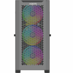 Carcasa AQIRYS AQUILLA, RGB, Mid Tower, Black - Image 3