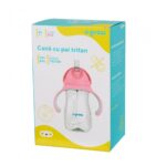 Cana cu pai tritan, roz, 300ml, U-Grow - Image 4