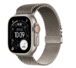 Apple Watch Ultra 3 GPS + Cellular 49mm Natural Titanium Case with Natural Titanium Milanese Loop - Small - Image 2