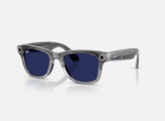 Ray-Ban Meta Wayfarer Gen 2 AI Glasses Shiny Transparent Grey/Sapphire Transitions RW4012 6840MF 53 - Image 2