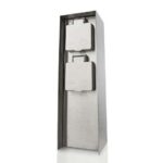 Priza pentru exterior Philips myGarden Rock, impamantare laterala, IP44 ,Inox