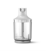 Mixer vertical Philips ProMix HR2545/00, 700 W, 1 setare viteza, Turbo, cana, tel, tocator XL, Alb - Image 3