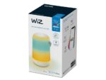 Lampa LED RGB WiZ Mobile Portable, Wi-Fi + Bluetooth, control vocal ,control tactil, efect doua zone, 13.5W, 400 lm, lumina alba si color(2200-6500K), IP20, 19.3x11.6cm, Alb - Image 3