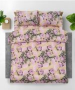 Set de pat king size bumbac,92 gsm,Peony - Image 2
