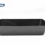 TAVA FONTA EMAILATA 33 x 23 x 7 CM, MARBLE GREY, COOKING BY HEINNER