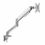 Suport monitor Serioux MM63-C012, compatibilitate  dimensiune ecran 17"-32", greutate maximă suportata: (per ecran): 2~9kg, VESA: 75x75, 100x100, inclinare: +55°~-55°, pivotare: +90°~-90°, rotația ecranului: + 180°~-180°, instalare: clemă, grommet
