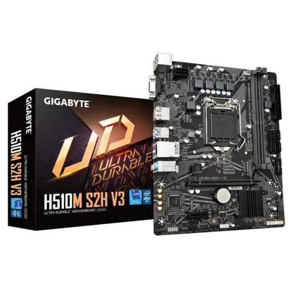 Placa de baza Gigabyte H510M S2H V3, Socket 1200, DDR4, Micro-ATX