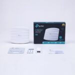 "AC1350 Ceiling Mount Dual-Band Wi-Fi Access Point PORT: 1× Gigabit RJ45 Port SPEED: 450 Mbps at 2.4 GHz + 867 Mbps at 5 GHz FEATURE: 802.3af PoE and Passive PoE, 3× Internal Antennas, Mesh, Seamless Roaming, MU-MIMO, Band Steering, Beamforming, Load Balance, Airtime Fairness, Centralized Management - Image 3