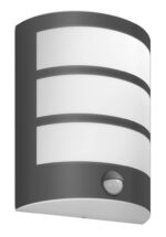 Aplica LED pentru exterior cu senzor de miscare Philips PYTHON, 3.8W,800 lm, lumina calda (2700K), IP44, 215x171x84mm, Antracit - Image 2