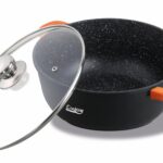 CRATITA ALUMINIU TURNAT+CAPAC, 20x8.5 cm, 2.3 L, DARK LINE, COOKING  BY HEINNER