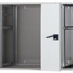 Rack de podea 19 Triton 42U 800x1000mm usa fata sticla panouri laterale/spate detasabile sectiuni pentru ventilatie activa, sectiuni acces cabluri sus/jos/spate IP20 gri