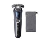 Aparat de barbierit PHILIPS Shaver Seria 5000 S5585/10, barbierit umed/uscat, tehnologie SkinIQ, fara fir, capete flexibile 360°, display LED, senzor Power Adapt, lame auto-ascutire, lama integrata, 60 min, Midnight Blue - Image 2