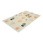 Covor de joaca pentru copii U-Grow, din spuma, pliabil, 2 fete, impermeabil, izolant, 120 x 180 x 1 cm, alfabet - Image 3