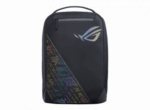 BP1501G ROG BACKPACK 15_17, Black, Holographic Edition,  Stylish, gaming-inspired design with the cyber-text pattern and ROG Logo, Quick- access exterior pocket for your essential accessories, Generous 18L interior for easy transport of an up to 17’’ notebook, Dimensions: 332* 460*153mm (L x H x - Image 2