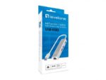 LevelOne USB-0503 Gigabit USB Network Adapter with USB Hub, 110