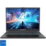 Laptop Gaming GIGABYTE G6 MF, cu procesor Intel Core i7 13620H, 16'' IPS, 16 GB DDR5, 512 GB, NVIDIA GeForce RTX 4050, 6GB GDDR6, Fara OS, 2 ani Garantie
