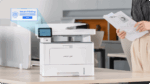Multifunctional PANTUM BM5220ADW MONO, Dimensiune A4, Functi: Printare, Scanare, Copiere, Duplex automat, Viteza printare: 42ppm, 1200x1200 dpi, Limbaje printare: PCL5e, PCL6, PS, GDI, Procesor: 1.2 GHz, Memorie: 1GB RAM, Touchscreen 3.5", NFC, Viteza copiere: 42ppm, DADF 50 coli, numar copii max:99 - Image 2
