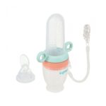Dizpozitiv de hranire cu 2 tetine : suzeta fructe + lingurita, U-Grow - Image 2