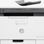 Multifunctional laser color HP Color Laser MFP 179FNW; Dimensiune A4 ,(Printare, Copiere, Scanare, Fax),Viteza max 16ppm negru si color,rezolutie max 600x600dpi, memorie 128 MB, Limbaj de printare: SPL, tava150 coli, display 2 linii LCD, scanner: CIS, ADF, color fl atbed, max600x600 dpi, max18/4