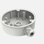 Doza conexiuni Hikvision DS-1280ZJ-PT6, material aliaj de aluminiu, dimensiuni: Φ137 mm × 42 mm, greutatate: 280 g