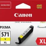 Cartus cerneala Canon CLI-571XL, yellow, capacitate 11ml, pentru Canon Pixma MG6850/MG6851, Canon Pixma MG5750/MG5751, Canon Pixma MG7750/MG7751/MG7752.