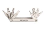 Mini set scule Pegas 8 in 1 otel Cr-V, imbus 2, 3, 4, 5, 6mm, surubelnita dreapta 5mm, surubelnita cruce PH 1, torx T25, culoare argintiu - Image 6