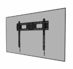 Suport perete Neomounts heavy duty, pentru display-uri interactive si ecrane grele de pana la 43-98", sistem de prindere VESA 800x400, greutate maxima suportata 125kg, fix, distanta fata de perete 4.2cm, cu sistem ce permite prinderea/desprinderea usoara a display-ului, securizabil cu lacat (nu este
