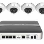 Kit supraveghere video Milesight 4 buc camera Dome MS-C2973-PD + 1 buc NVR MS-N1004-UPC