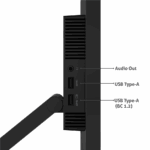 Monitor Commercial Lenovo ThinkVision T24t-20, 23.8", 1920 x 1080 pixeli, Black, 3 ani Garantie - Image 6