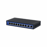 DAHUA WIRELESS ACCESS CONTROLLER DH-EAC10-P, Sursa POE 64W, Interfata: 10 x 10/100/1000 Mbps, WAN 1 × 1000 Mbps, IP20, Standarde retea: 802.11n;802.11b;802.11ax;802.11a;802.11g;802.11ac, Procesor 880 MHz Dual core, IPv4 Forwarding 1 Gbps.