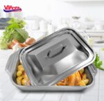 TAVA INOX CU CAPAC 36.5x22x7 CM, ZIRA, VANORA HOME - Image 4