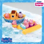 JUCARIE DE BAIE, BARCA SI FAMILIA PEPPEI PIG, TOMY - Image 2