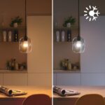 Bec LED RGB inteligent Philips Bulb P45, Wi-Fi, Bluetooth, E27, 4.9W(40W), 470 lm, lumina alba si color (2200-6500K) - Image 4